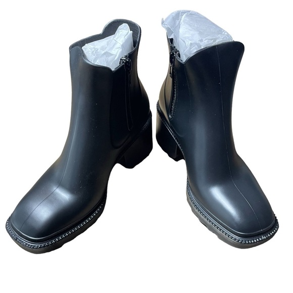 INC Womens Black Cushioned Eadin Round Toe Dress Boots Shoes 9 M - Picture 5 of 11